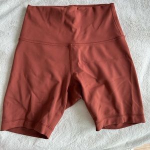 Lululemon wunder under biker short 6 inch